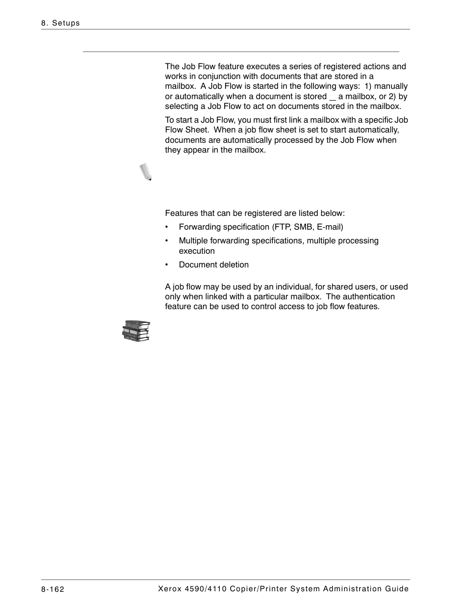 Job flow sheets | Xerox 4590 User Manual | Page 320 / 402