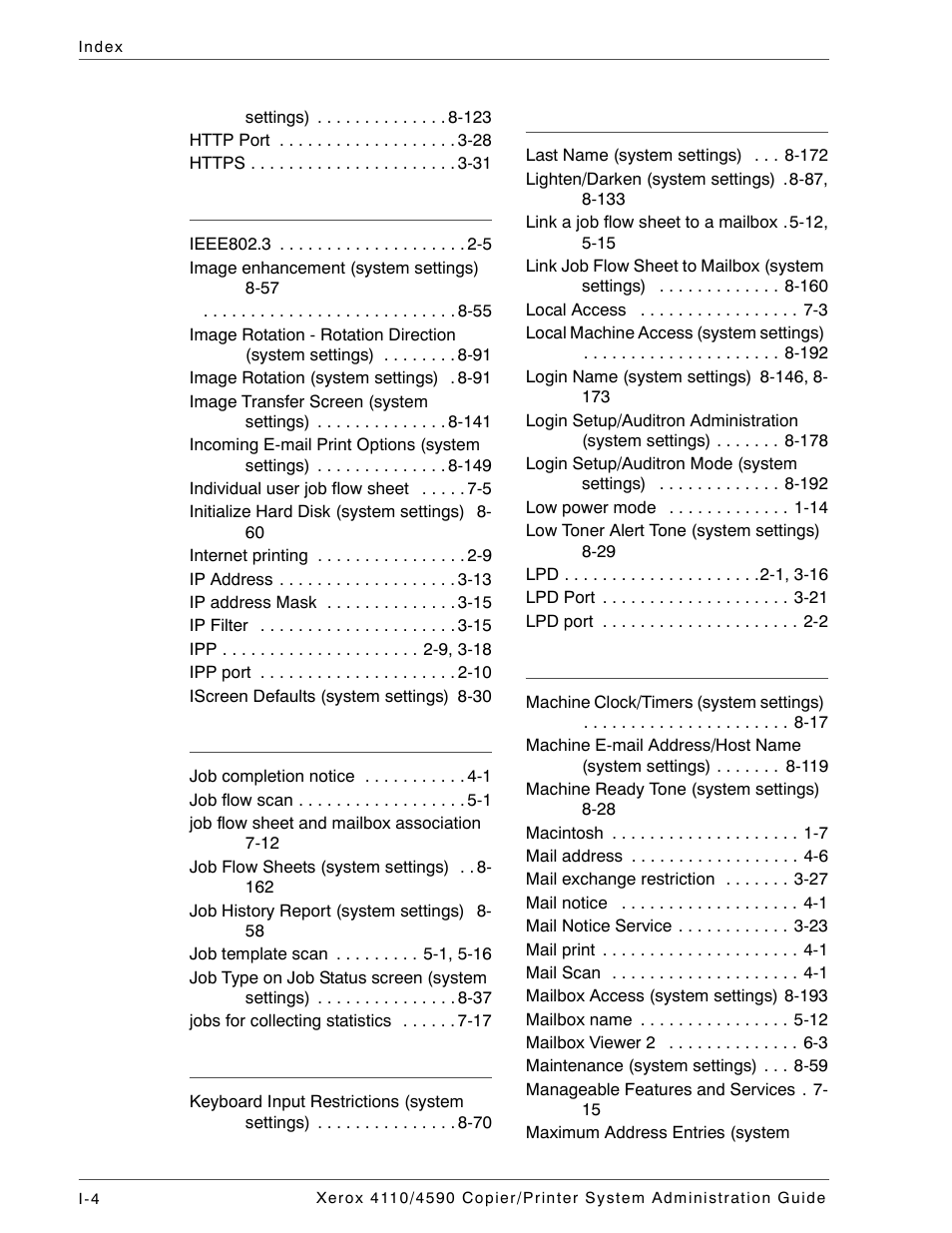 Xerox 4590 User Manual | Page 396 / 402