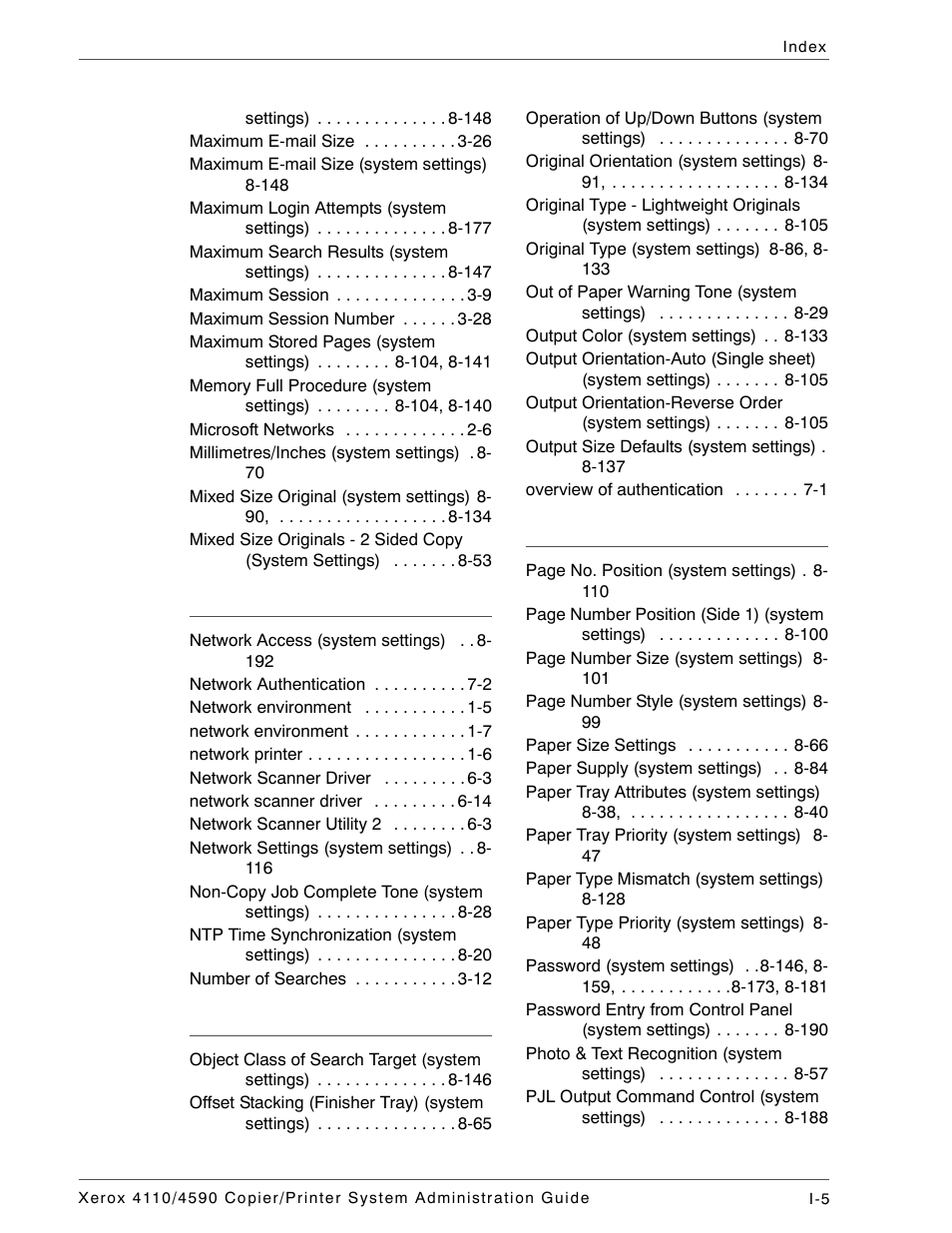 Xerox 4590 User Manual | Page 397 / 402