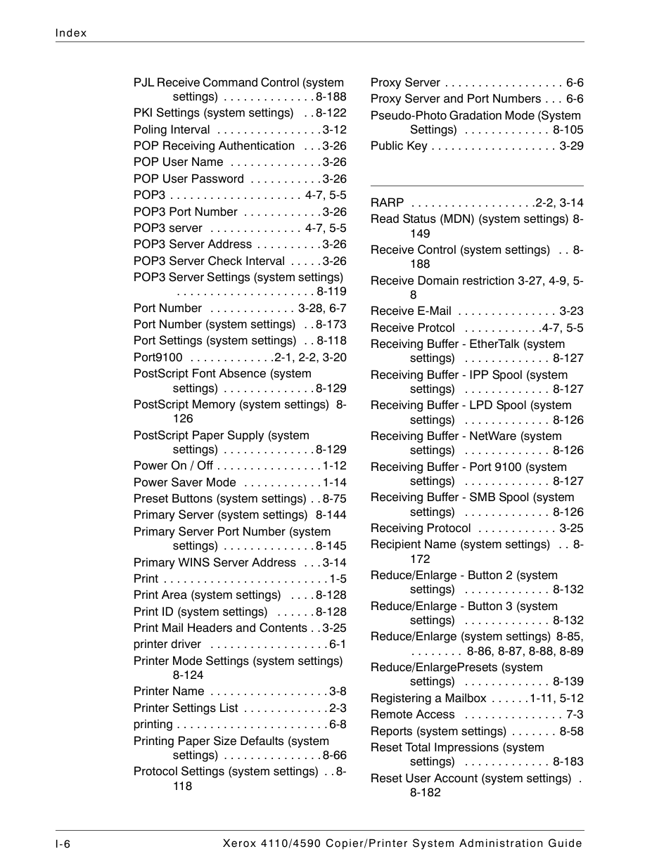 Xerox 4590 User Manual | Page 398 / 402