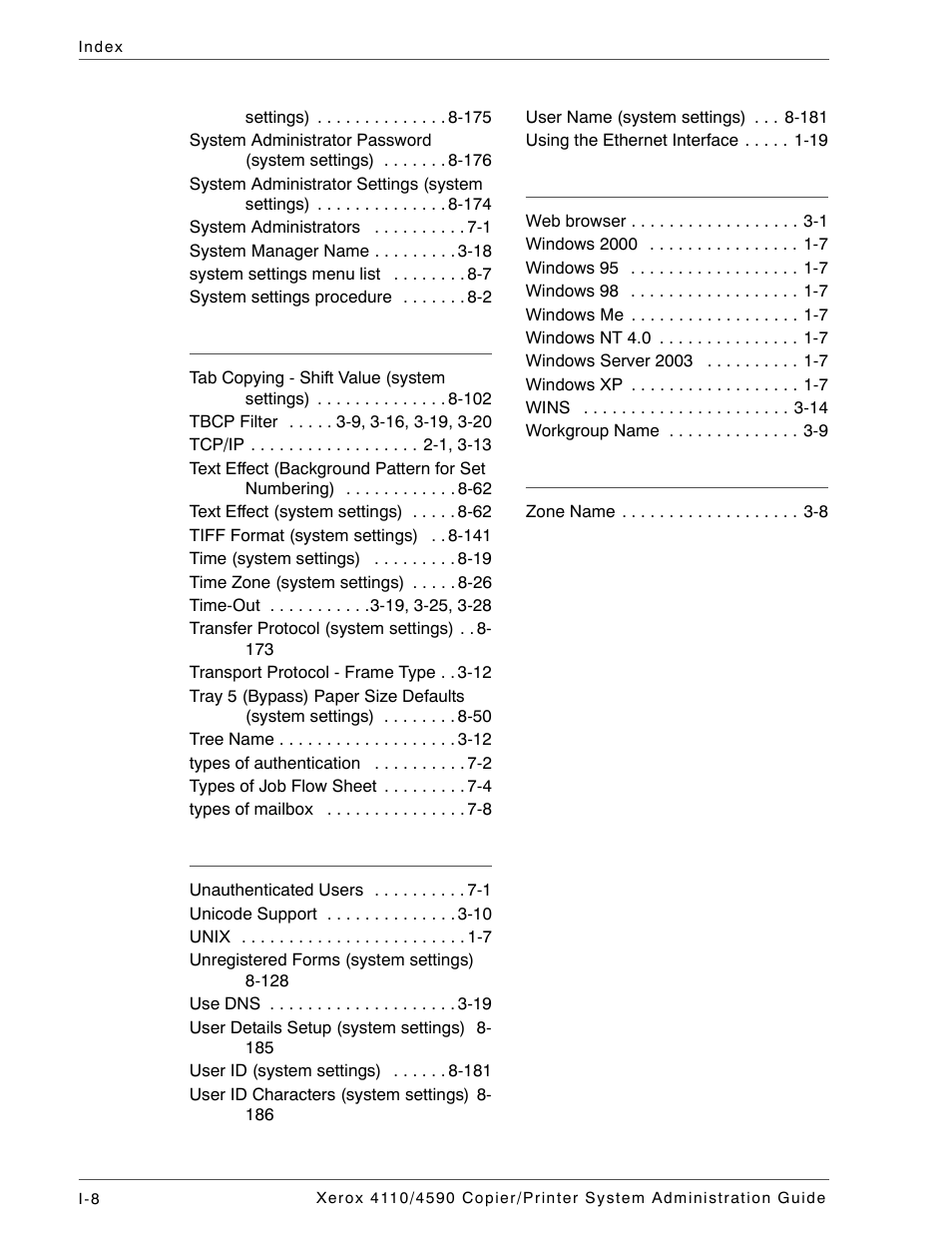 Xerox 4590 User Manual | Page 400 / 402