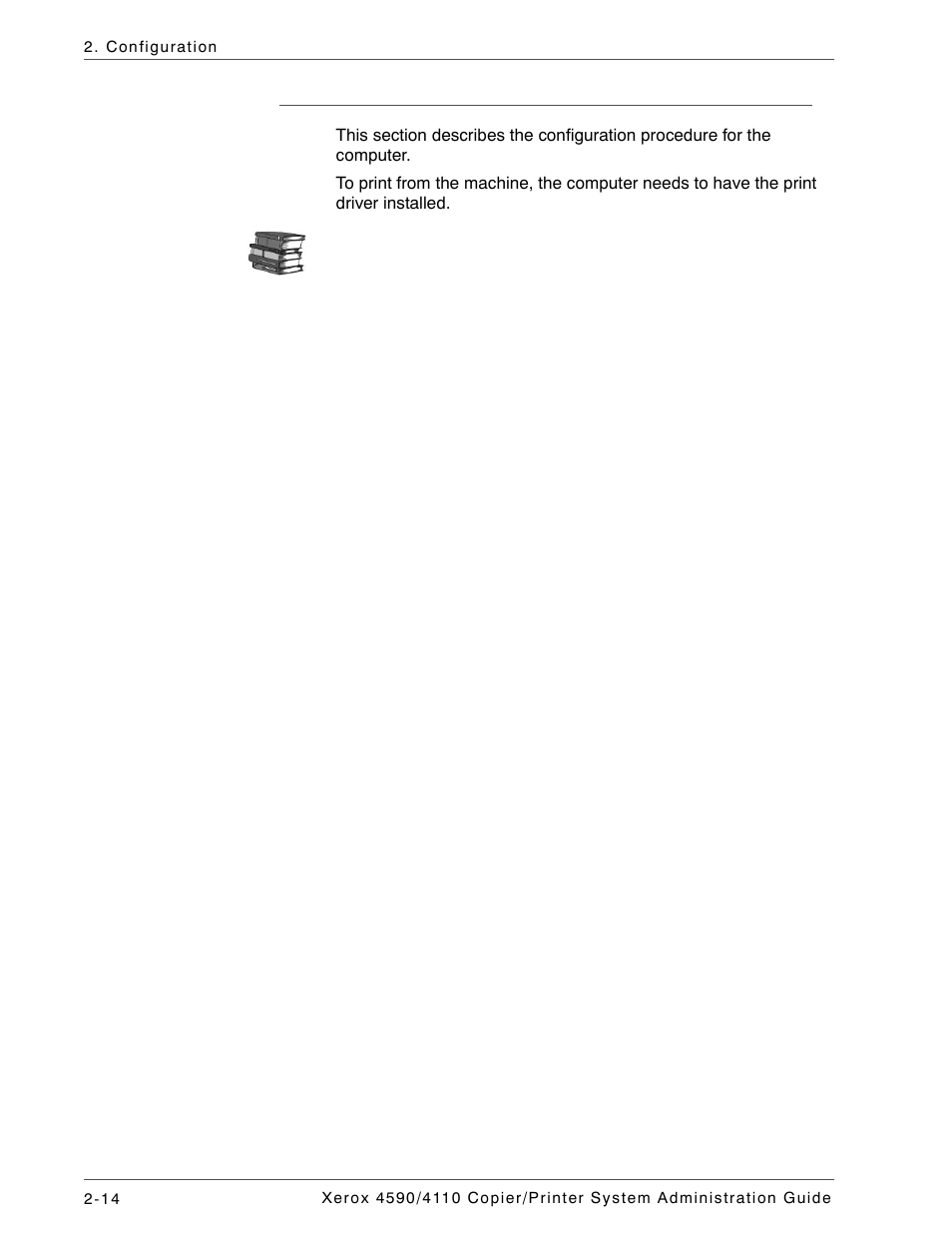Configuration on the computer | Xerox 4590 User Manual | Page 48 / 402