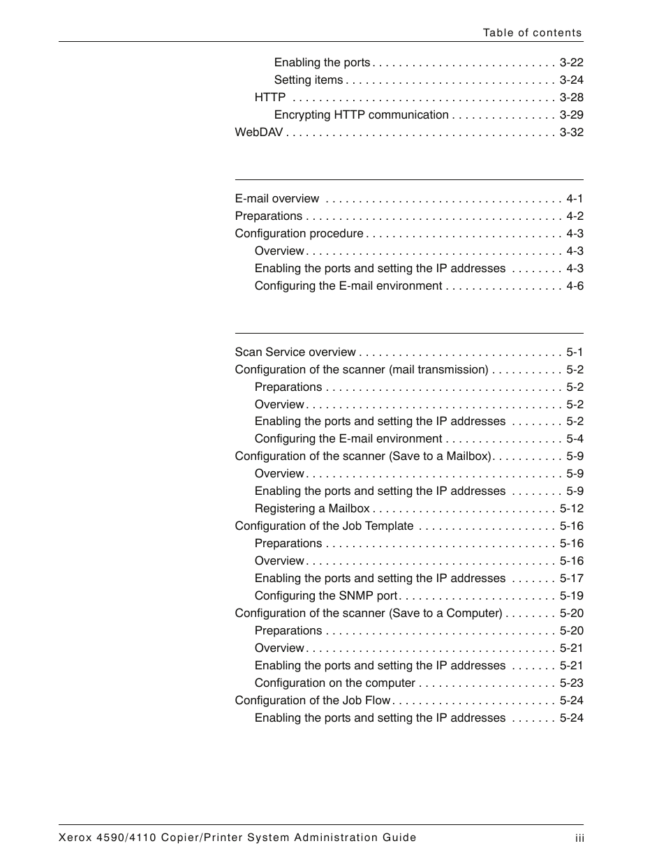 Xerox 4590 User Manual | Page 5 / 402