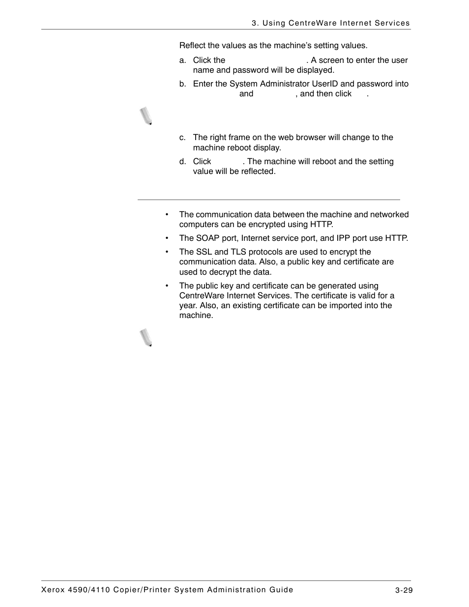Encrypting http communication | Xerox 4590 User Manual | Page 77 / 402