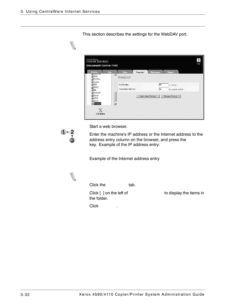 Webdav | Xerox 4590 User Manual | Page 80 / 402