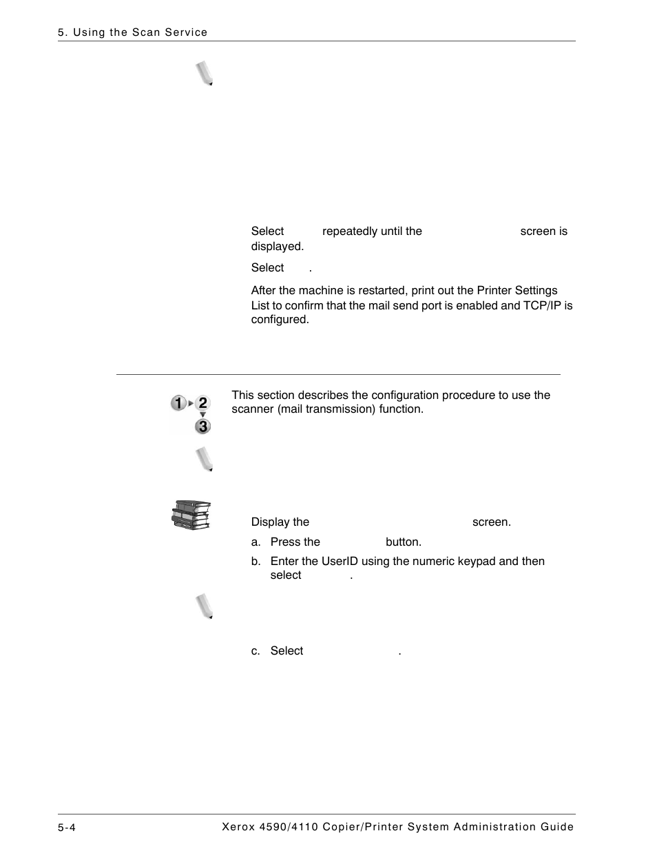 Configuring the e-mail environment | Xerox 4590 User Manual | Page 96 / 402