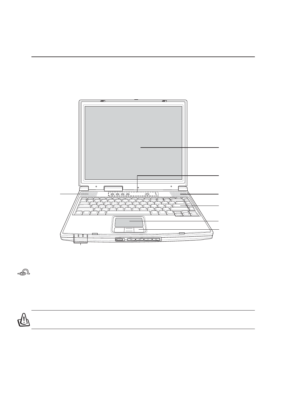 Top side | Asus 1 E1309 User Manual | Page 14 / 70