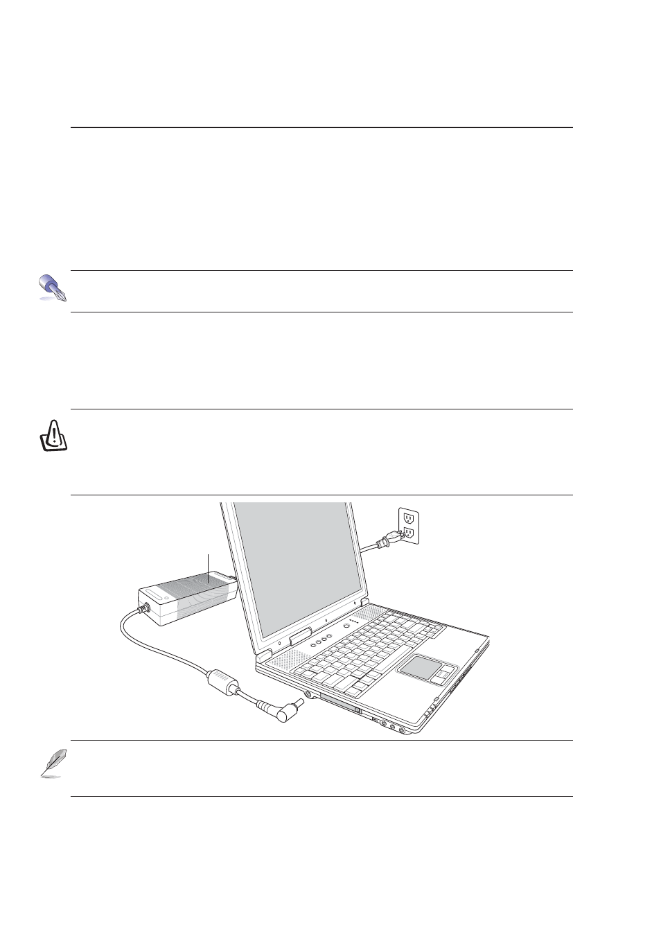Power connection | Asus 1 E1309 User Manual | Page 26 / 70