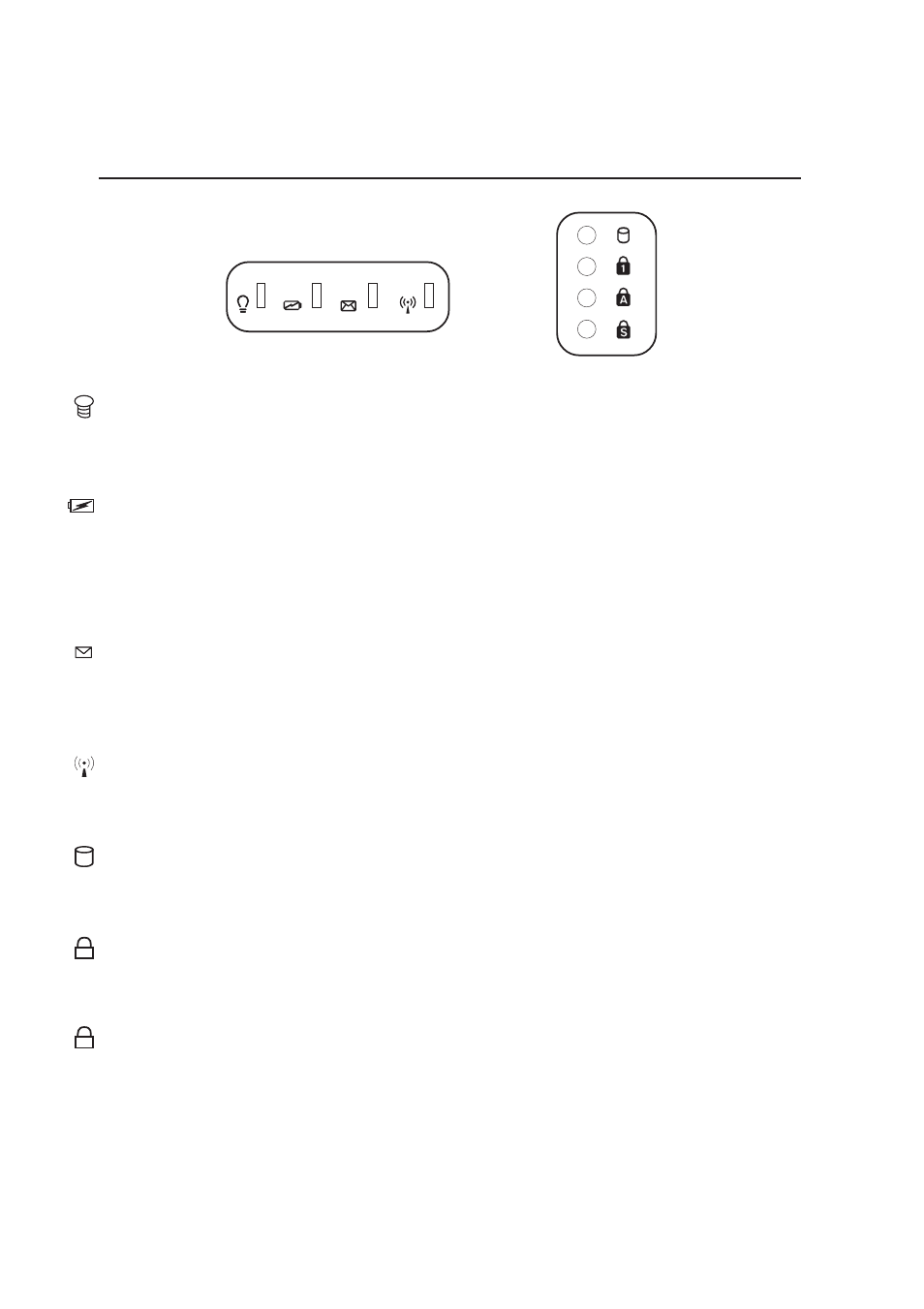Status indicators | Asus 1 E1309 User Manual | Page 32 / 70