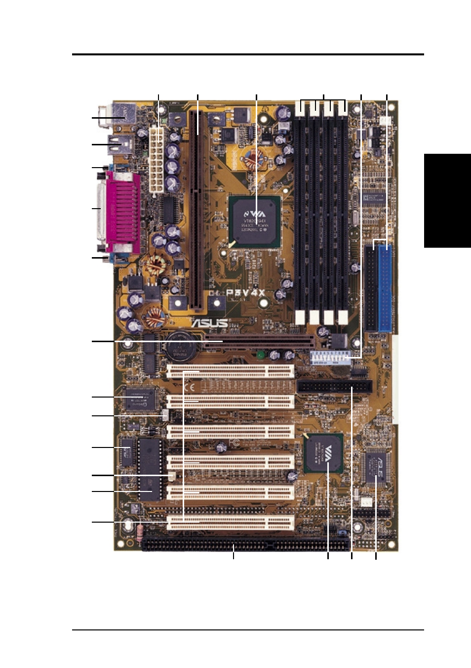 Features | Asus P3V4X User Manual | Page 13 / 96