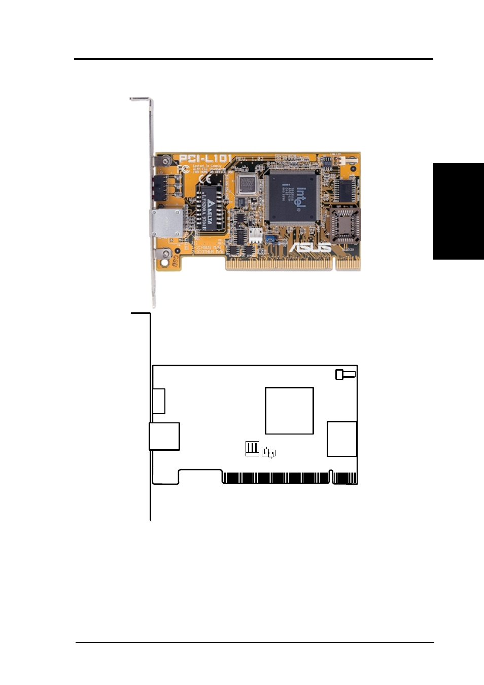 Appendix, 2 asus pci-l101 fast ethernet card, Asus p3v4xuser’s manual 91 | Asus P3V4X User Manual | Page 91 / 96