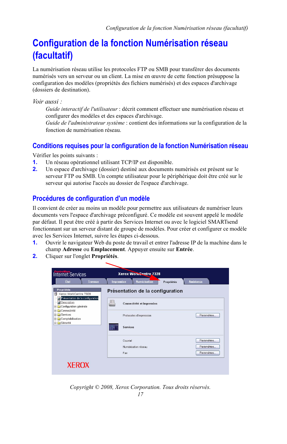 Procédures de configuration d'un modèle | Xerox WorkCentre 7328-7335-7345-7346 con built-in controller-15108 User Manual | Page 53 / 208