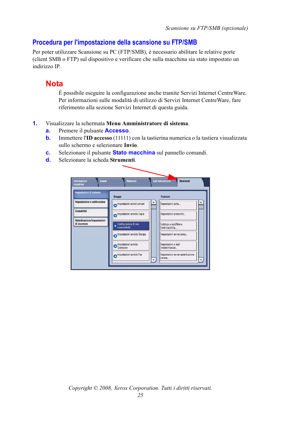 Nota | Xerox WorkCentre 7328-7335-7345-7346 con built-in controller-15108 User Manual | Page 95 / 208