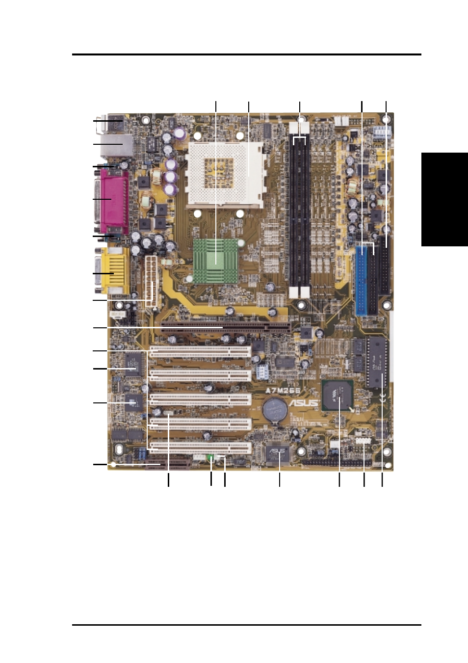 Features, 1 component locations | Asus A7M266 User Manual | Page 13 / 102