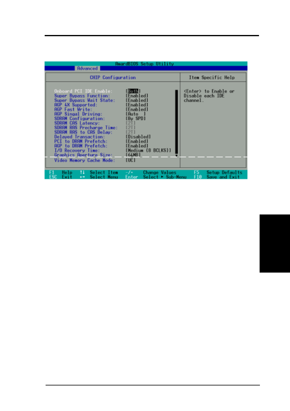 Bios setup, 1 chip configuration | Asus A7M266 User Manual | Page 63 / 102