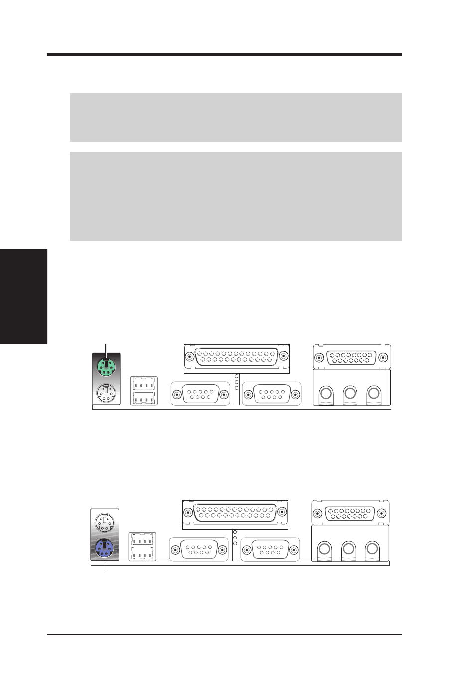 Hardware setup, 8 external connectors | Asus Motherboard K7M User Manual | Page 34 / 96