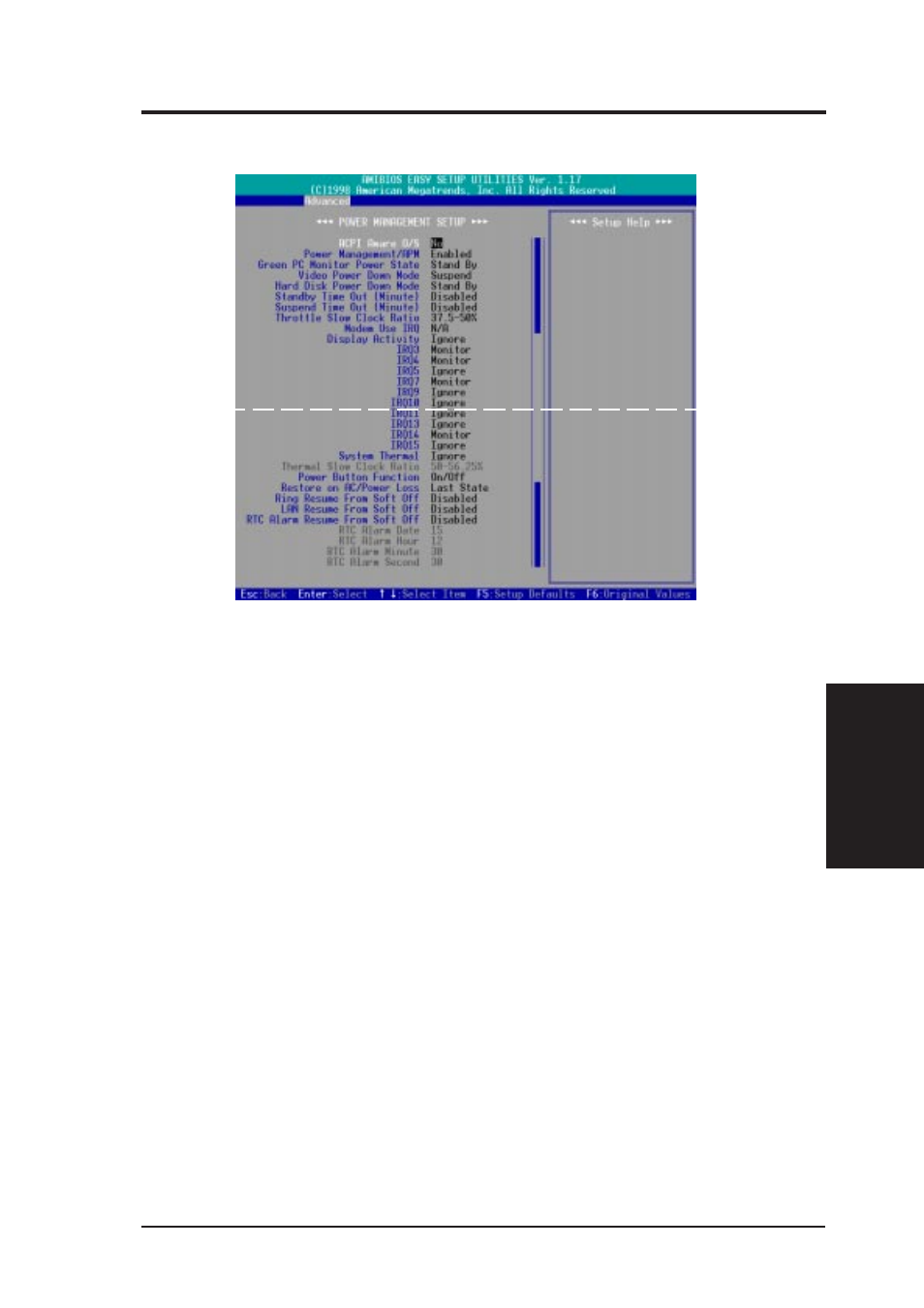 Bios setup, 3 power management setup | Asus Motherboard K7M User Manual | Page 61 / 96