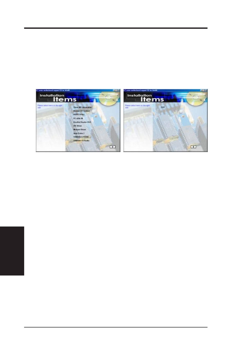 Software setup, 2 k7m support cd, 1 installation menu | Asus Motherboard K7M User Manual | Page 72 / 96