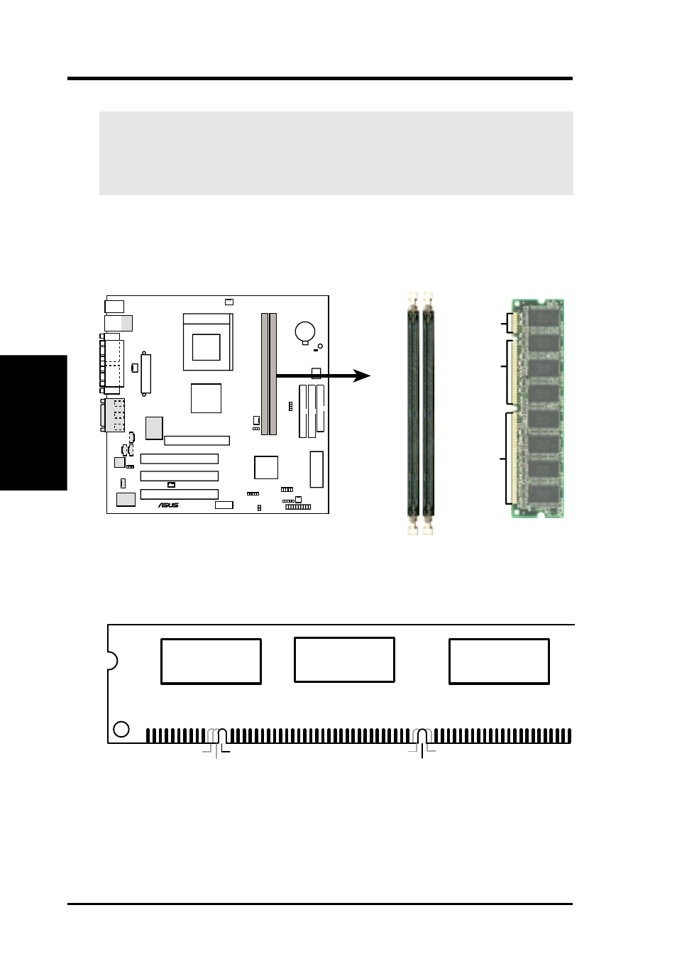 Hardware setup, A7vl-vm 168-pin dimm sockets | Asus A7VL-VM User Manual | Page 20 / 92