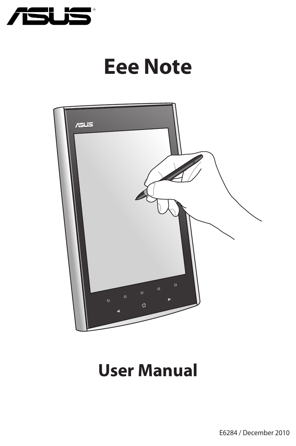 Asus Eee Note E6284 User Manual | 38 pages