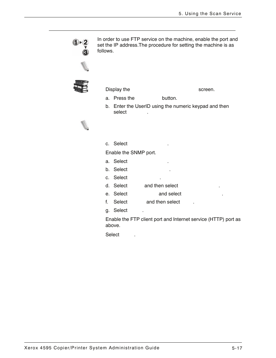 Enabling the ports and setting the ip addresses | Xerox 4595 con Xerox FreeFlow DocuSP Print Controller-15553 User Manual | Page 107 / 402