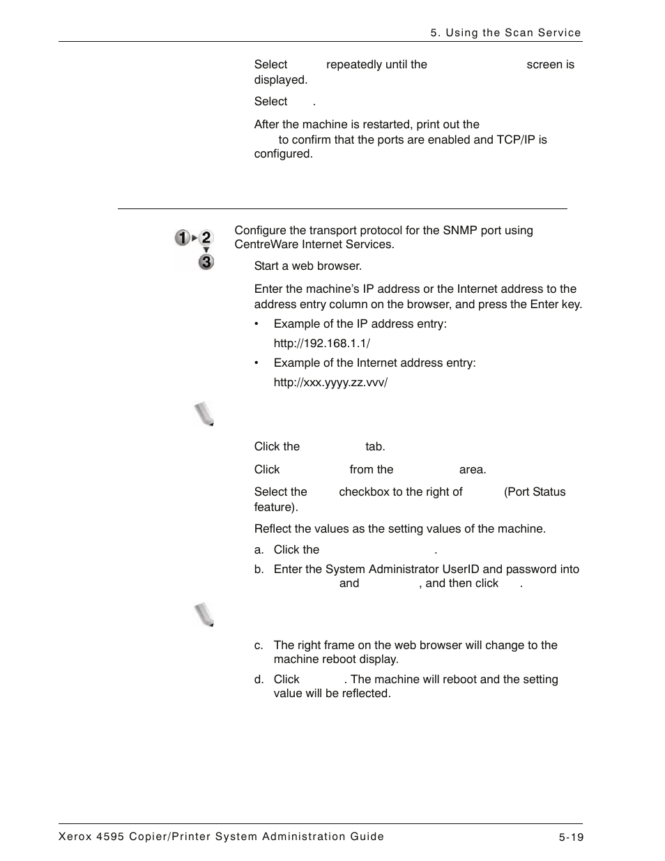 Configuring the snmp port, Configuring the snmp port -19 | Xerox 4595 con Xerox FreeFlow DocuSP Print Controller-15553 User Manual | Page 109 / 402