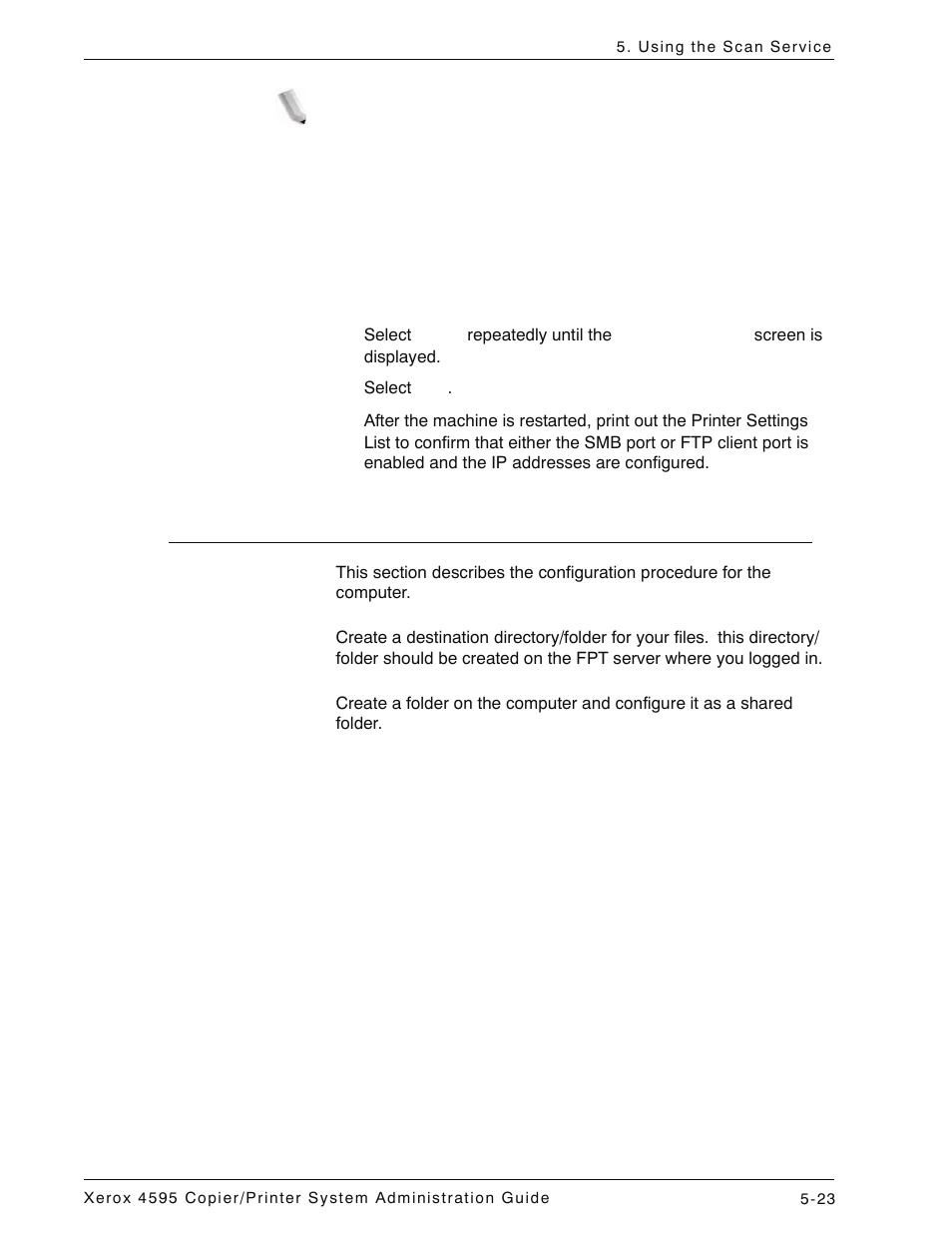 Configuration on the computer, Configuration on the computer -23 | Xerox 4595 con Xerox FreeFlow DocuSP Print Controller-15553 User Manual | Page 113 / 402