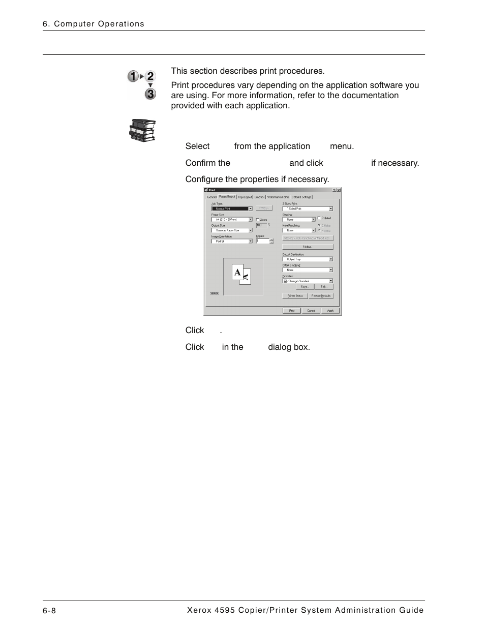 Printing, Printing -8 | Xerox 4595 con Xerox FreeFlow DocuSP Print Controller-15553 User Manual | Page 124 / 402