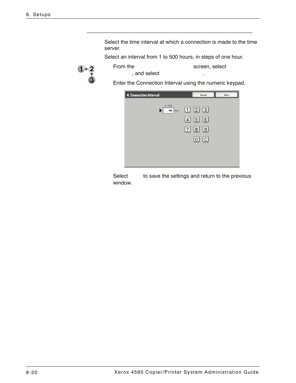 Connection interval, Connection interval -20 | Xerox 4595 con Xerox FreeFlow DocuSP Print Controller-15553 User Manual | Page 178 / 402