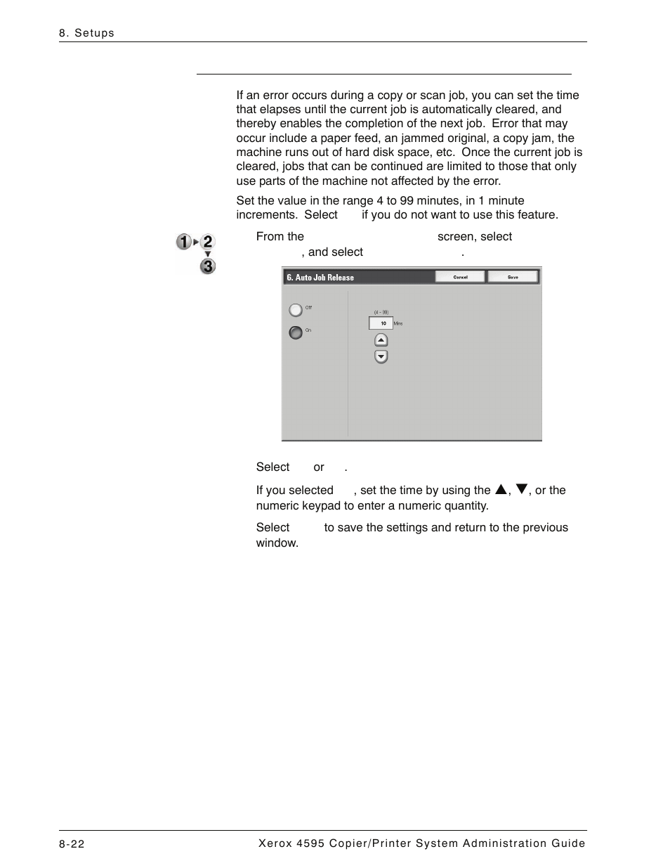 Auto job release, Auto job release -22 | Xerox 4595 con Xerox FreeFlow DocuSP Print Controller-15553 User Manual | Page 180 / 402