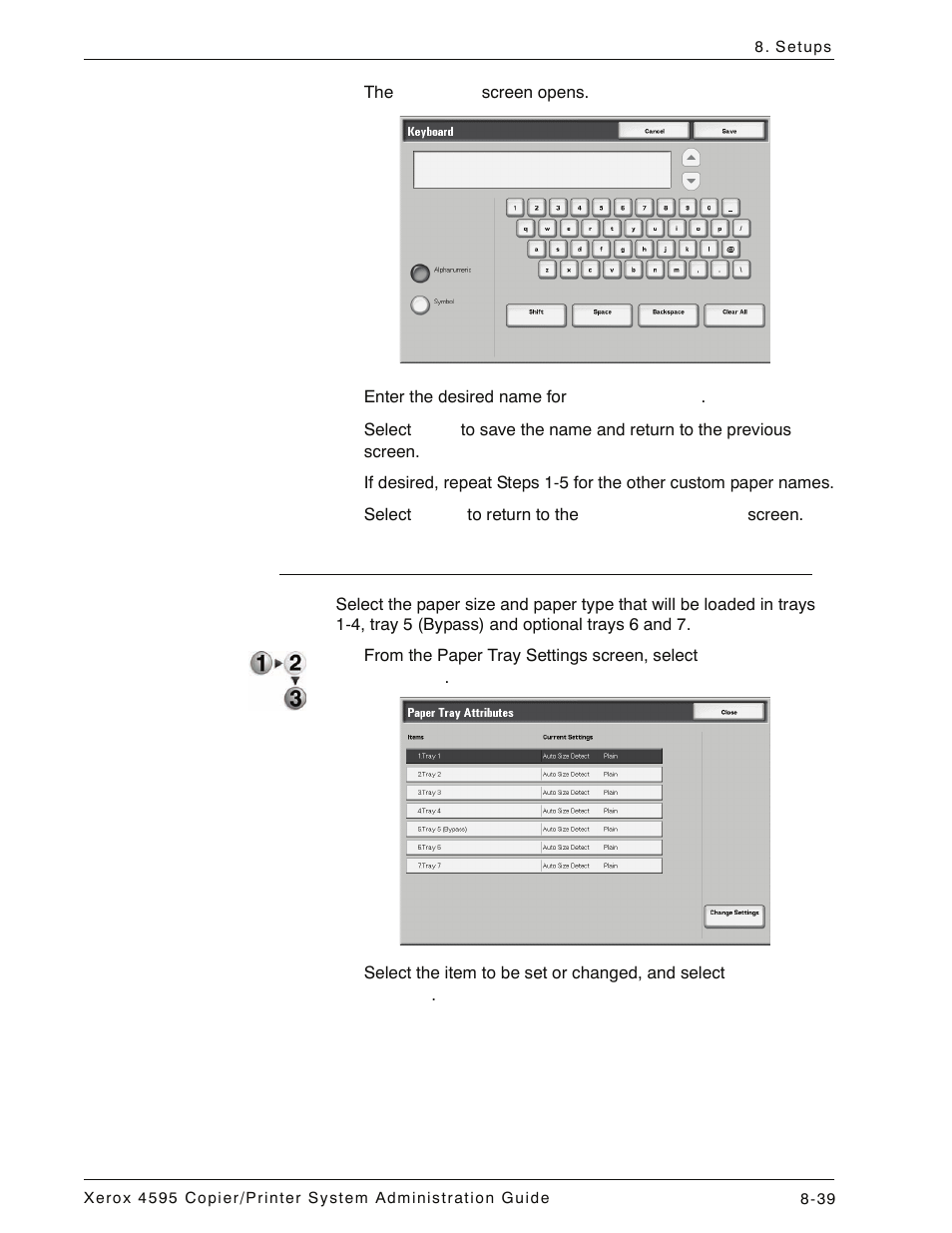 Paper tray attributes, Paper tray attributes -39 | Xerox 4595 con Xerox FreeFlow DocuSP Print Controller-15553 User Manual | Page 197 / 402