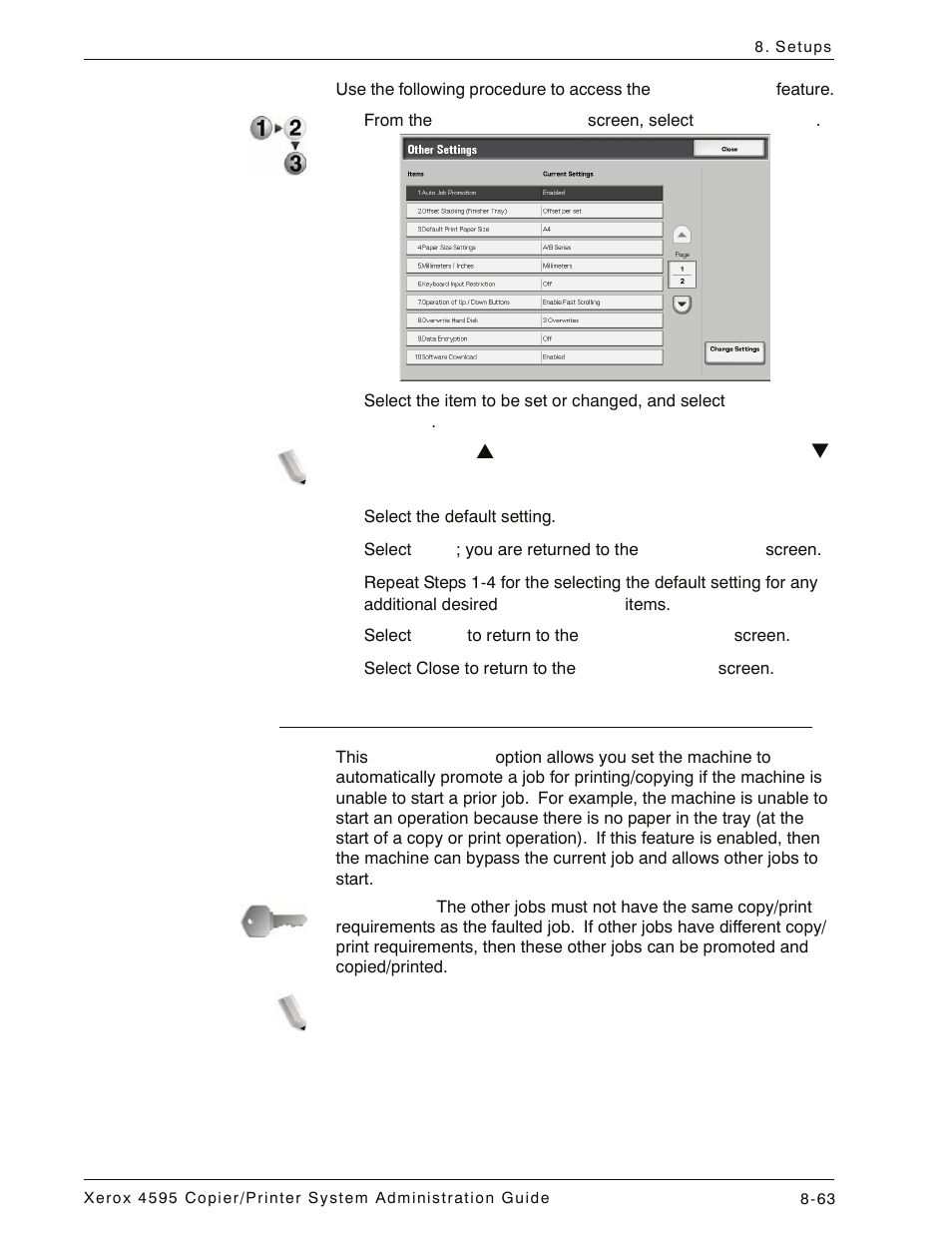 Auto job promotion, Auto job promotion -63 | Xerox 4595 con Xerox FreeFlow DocuSP Print Controller-15553 User Manual | Page 221 / 402