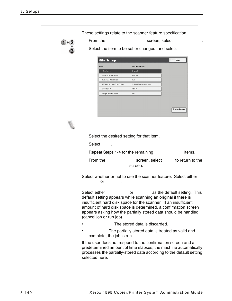 Other settings, Other settings -140 | Xerox 4595 con Xerox FreeFlow DocuSP Print Controller-15553 User Manual | Page 298 / 402