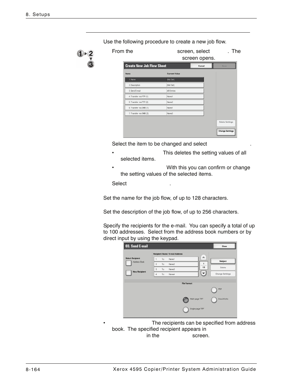 Create new job flow sheet, Create new job flow sheet -164 | Xerox 4595 con Xerox FreeFlow DocuSP Print Controller-15553 User Manual | Page 322 / 402