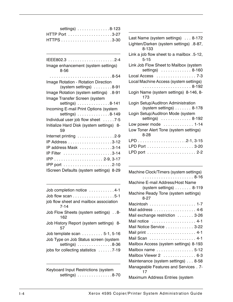 Xerox 4595 con Xerox FreeFlow DocuSP Print Controller-15553 User Manual | Page 396 / 402