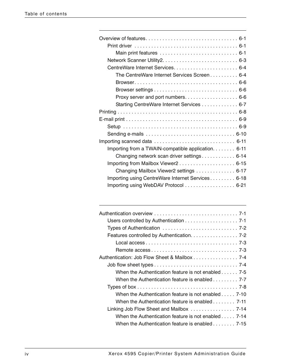 Xerox 4595 con Xerox FreeFlow DocuSP Print Controller-15553 User Manual | Page 6 / 402