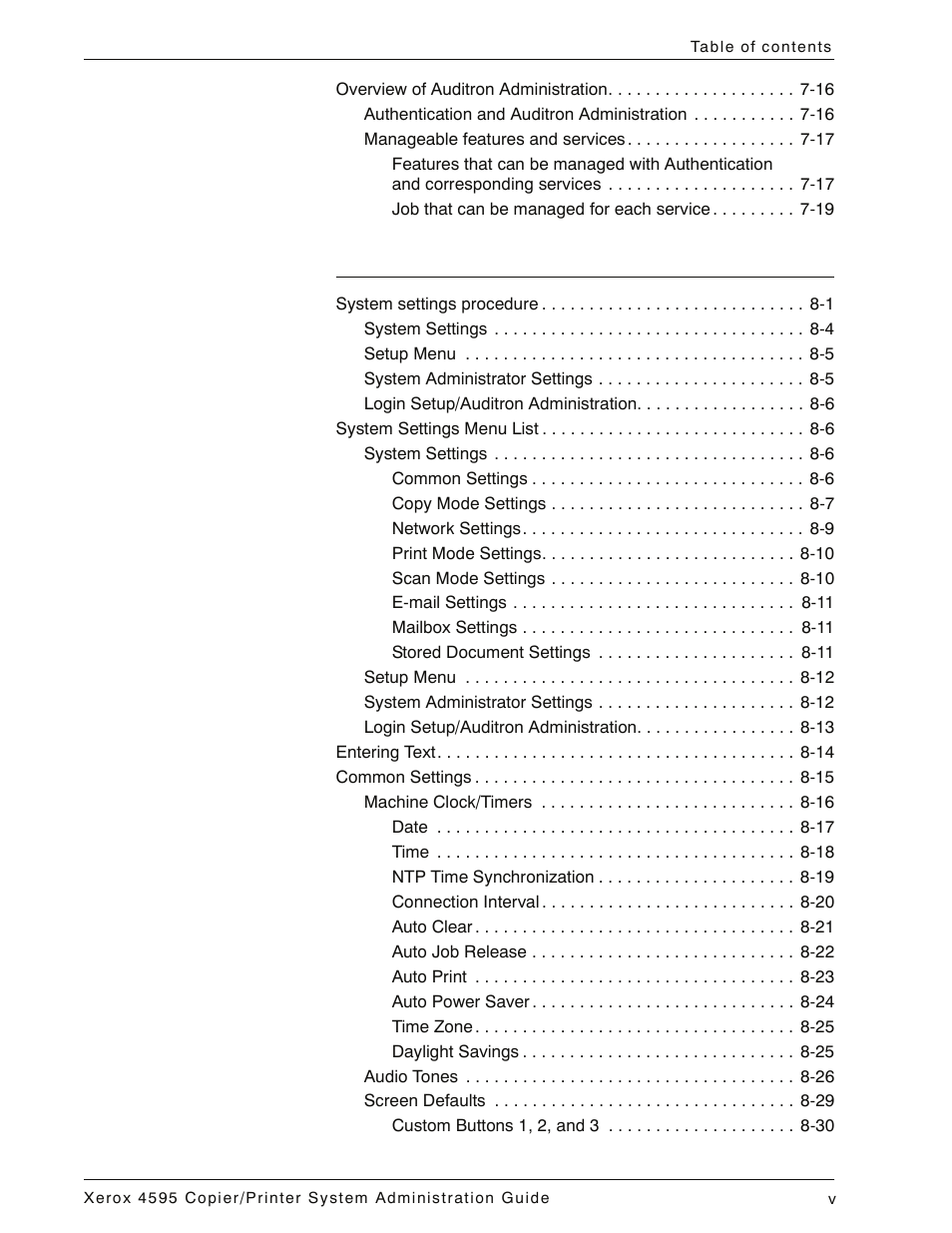 Xerox 4595 con Xerox FreeFlow DocuSP Print Controller-15553 User Manual | Page 7 / 402