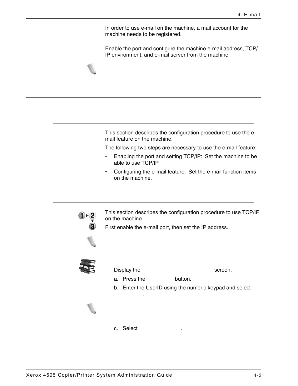 Configuration procedure, Overview, Enabling the ports and setting the ip addresses | Configuration procedure -3 | Xerox 4595 con Xerox FreeFlow DocuSP Print Controller-15553 User Manual | Page 83 / 402