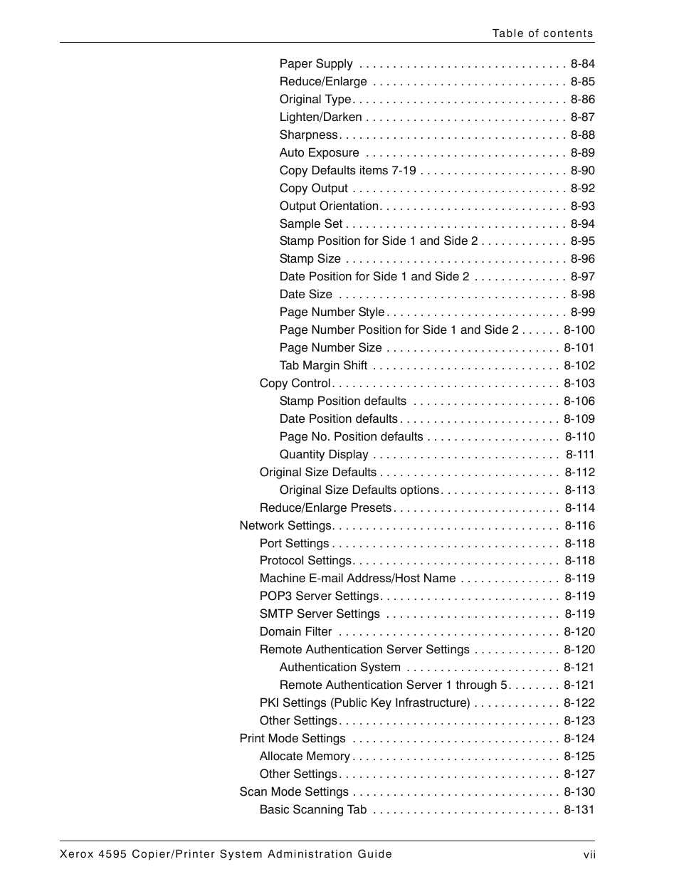 Xerox 4595 con Xerox FreeFlow DocuSP Print Controller-15553 User Manual | Page 9 / 402