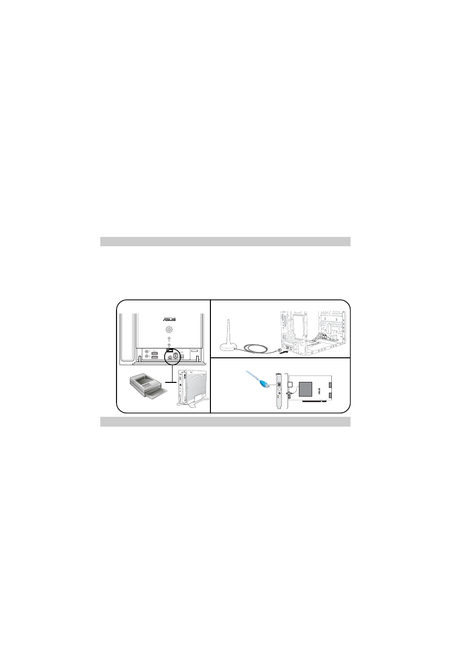 Installation of devices | Asus T2 3-in-1 Upgrade ET1605 User Manual | Page 10 / 24