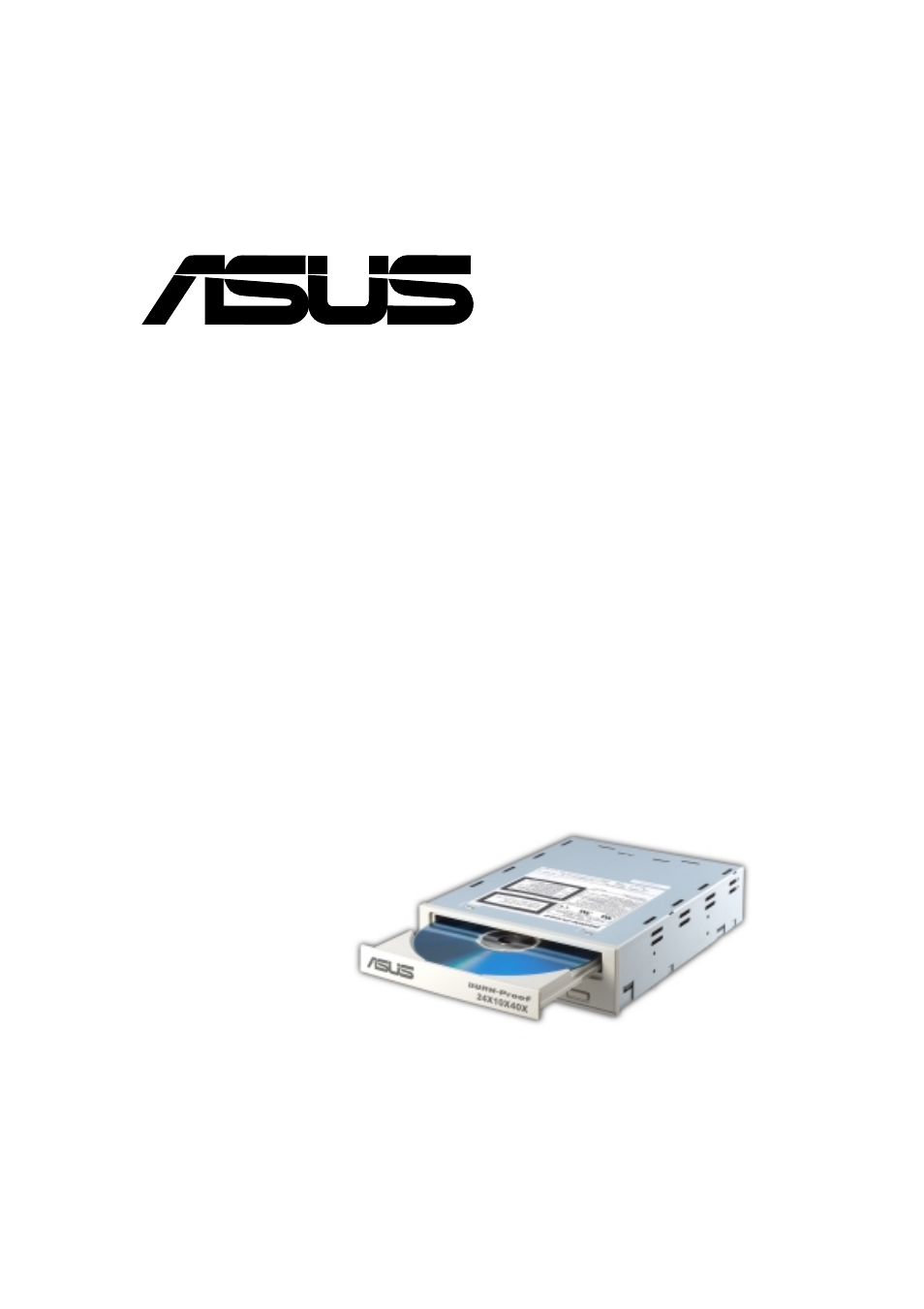 Asus 24x/10x/40x CD-RW Drive CRW-2410S User Manual | 24 pages