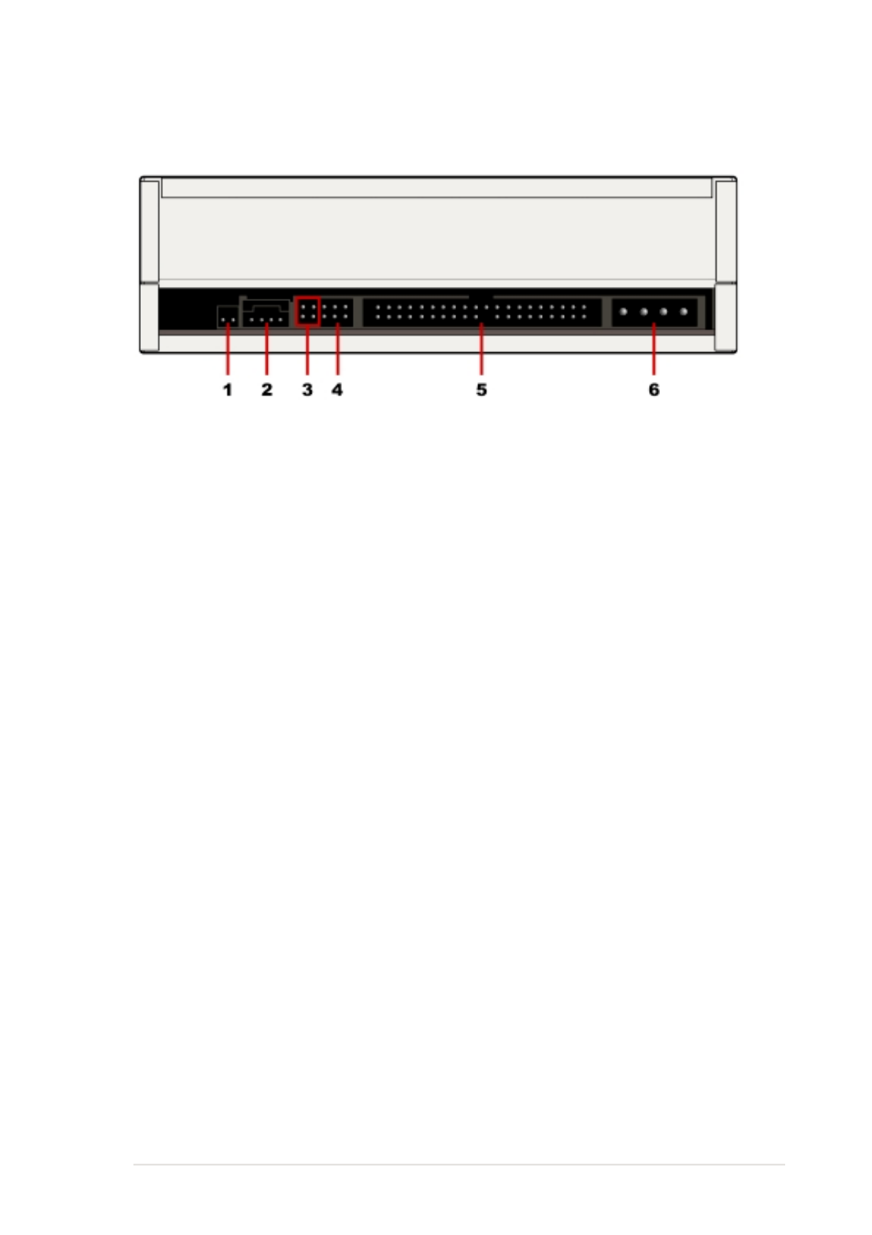 Rear panel | Asus 24x/10x/40x CD-RW Drive CRW-2410S User Manual | Page 13 / 24