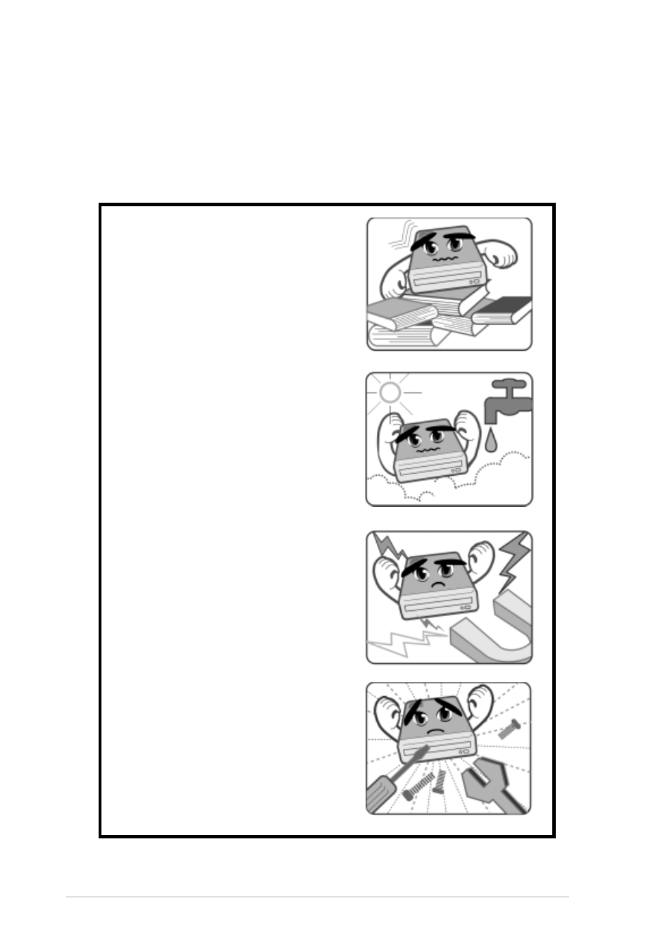 Safet y information, Installation notices | Asus 24x/10x/40x CD-RW Drive CRW-2410S User Manual | Page 6 / 24