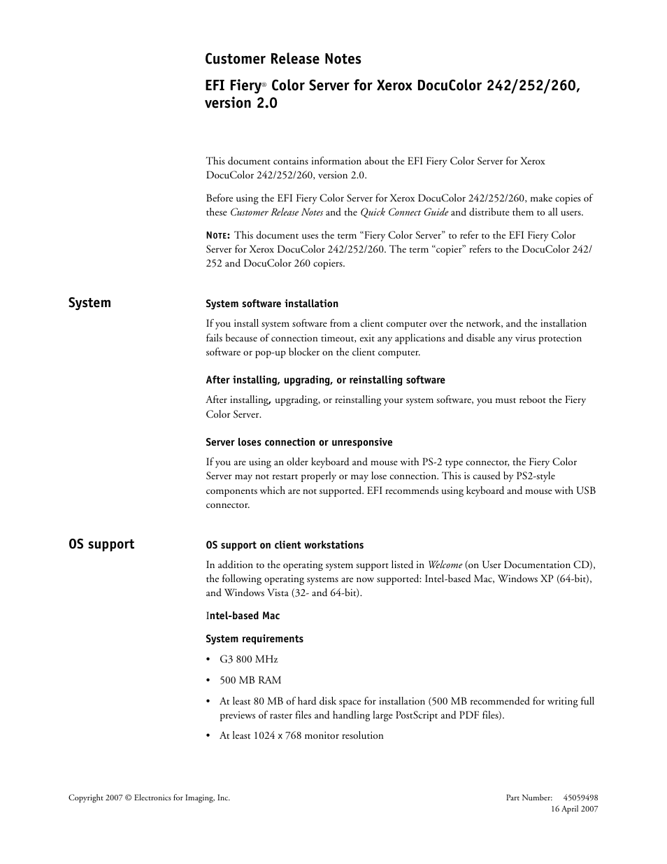 Xerox DocuColor 242-252-260 con built-in Fiery controller-16191 User Manual | 41 pages