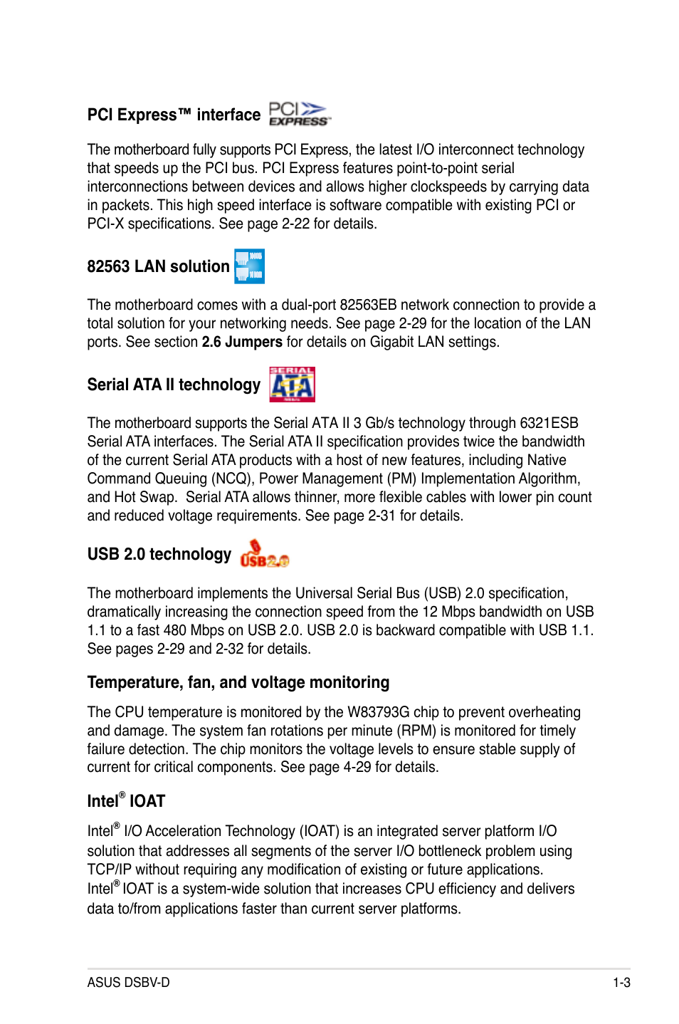 Asus Motherboard DSBV-D User Manual | Page 17 / 182