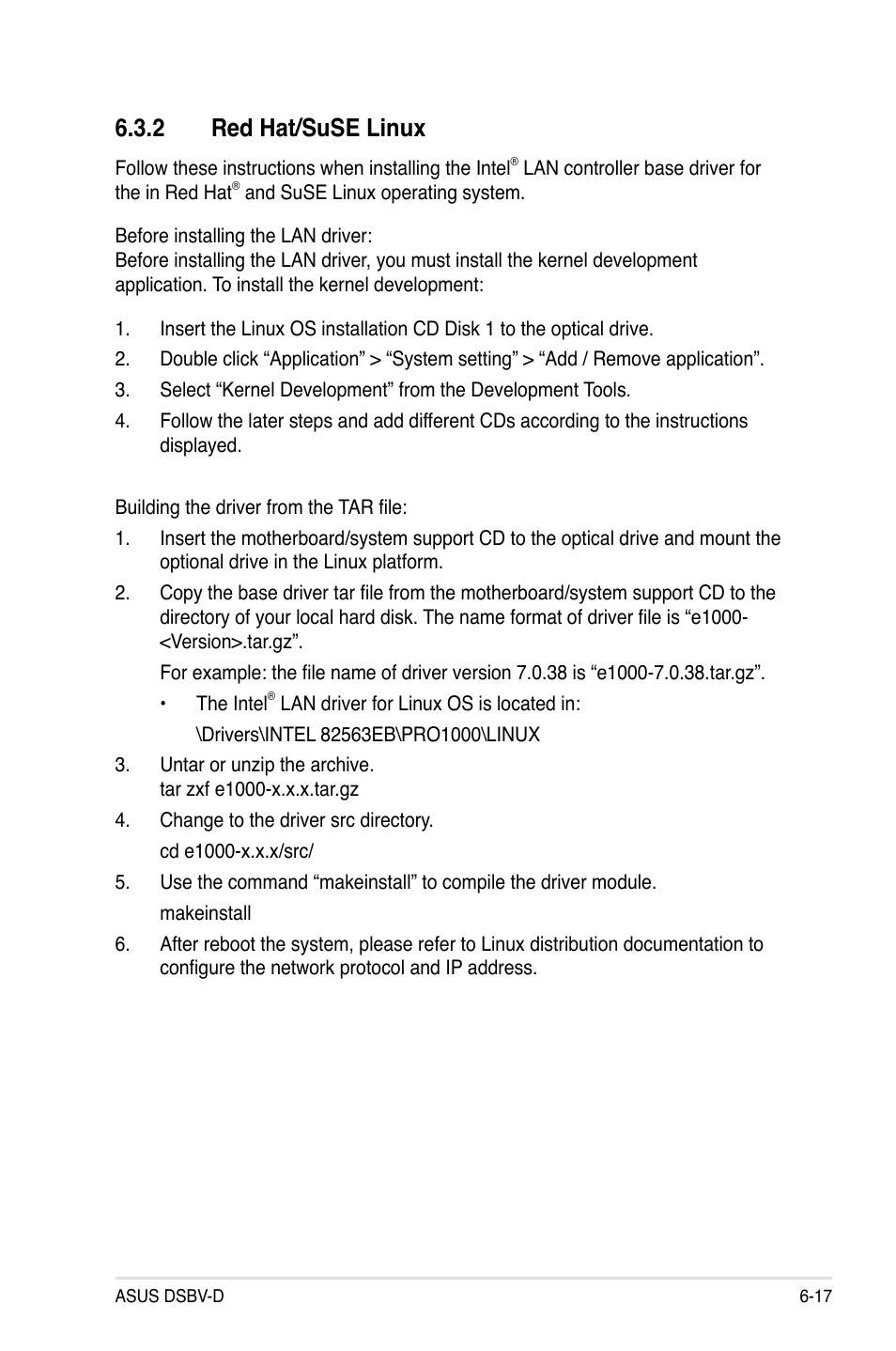 2 red hat/suse linux | Asus Motherboard DSBV-D User Manual | Page 173 / 182