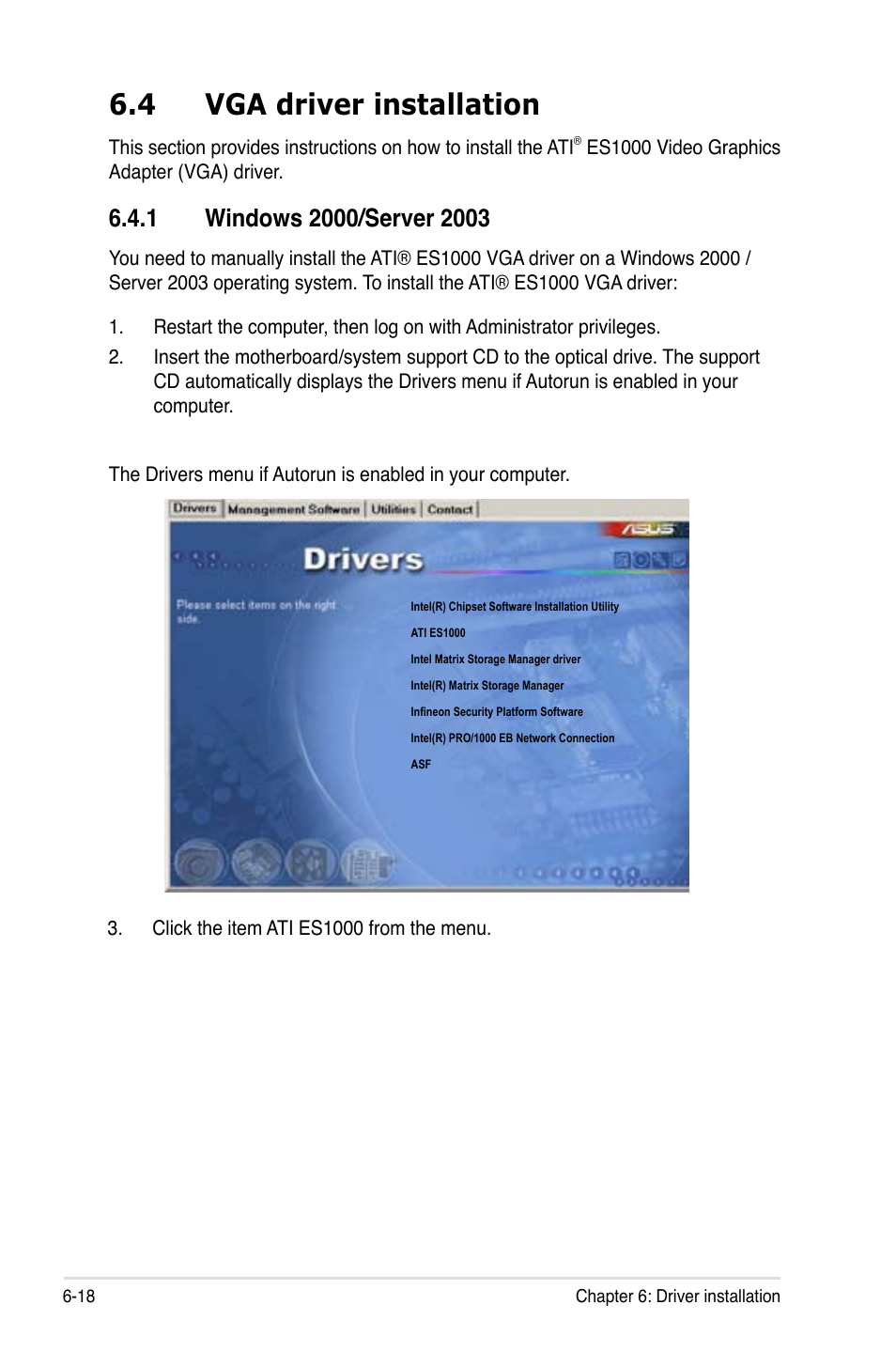 4 vga driver installation | Asus Motherboard DSBV-D User Manual | Page 174 / 182