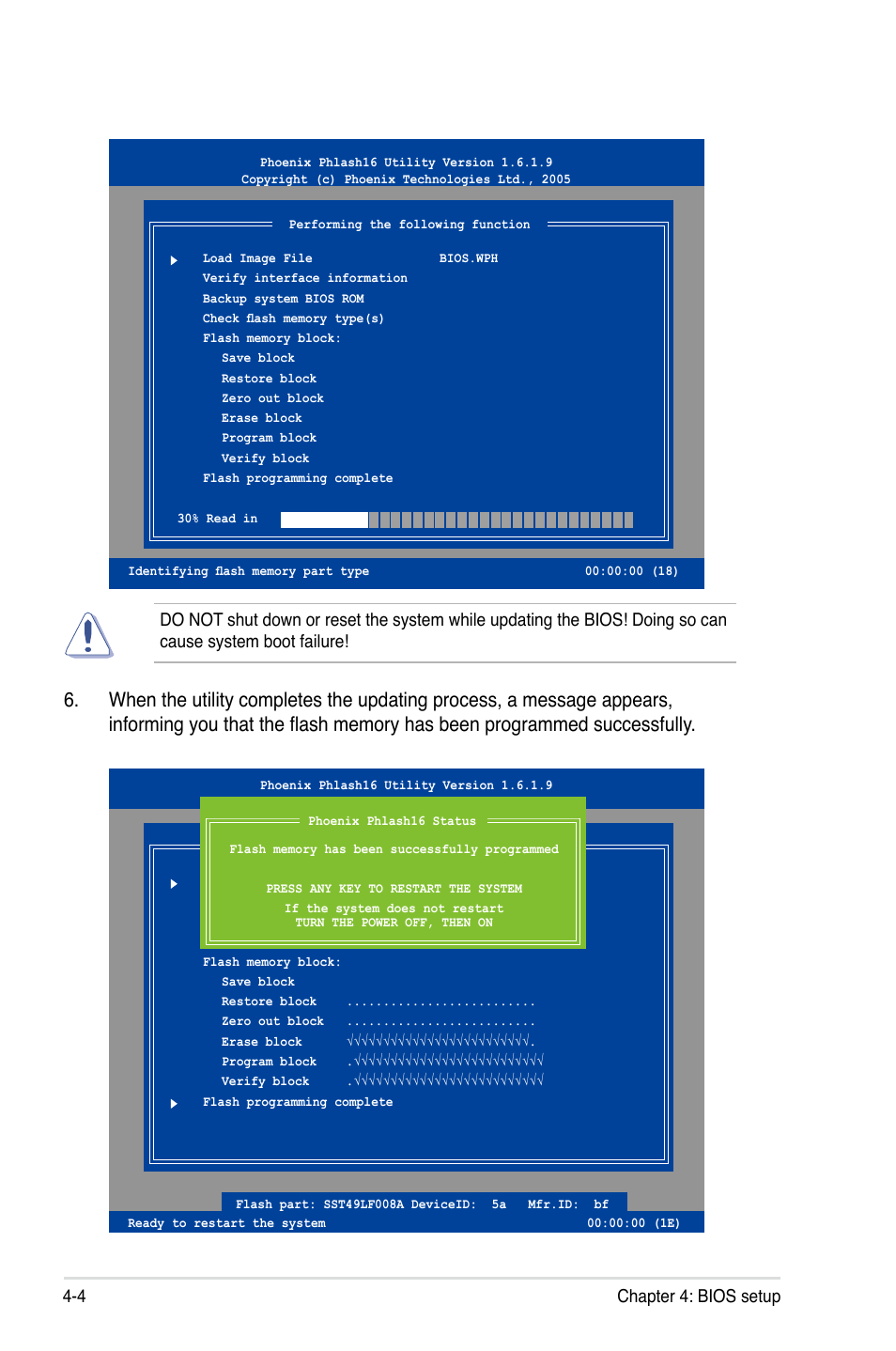 4 chapter 4: bios setup | Asus Motherboard DSBV-D User Manual | Page 72 / 182