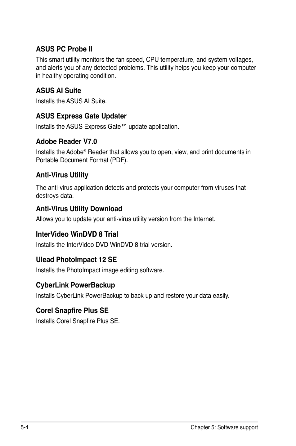 Asus MOTHERBOARD P5N64 WS User Manual | Page 112 / 188