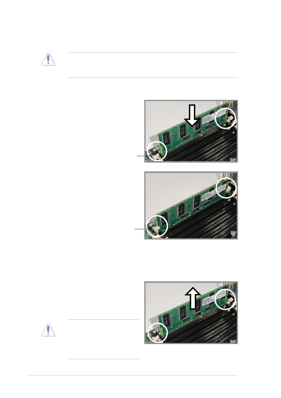 3 installing a dimm, 4 removing a dimm | Asus Motherboard PR-DLS533 User Manual | Page 36 / 142